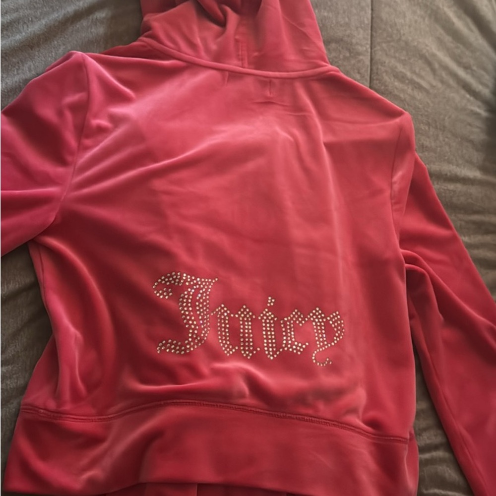 Juicy Couture Pink Rhinestone Logo tracksuit